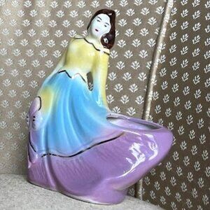 Vintage Mid-Century Dancing Lady Planter
